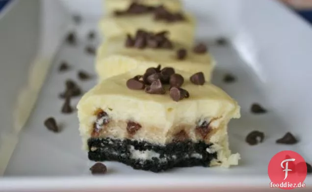 Chocolate Chip Cookie-Teig, Gefüllt Oreo Käsekuchen