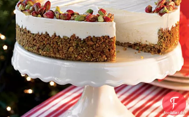 Gefrorener Pistazienkäsekuchen