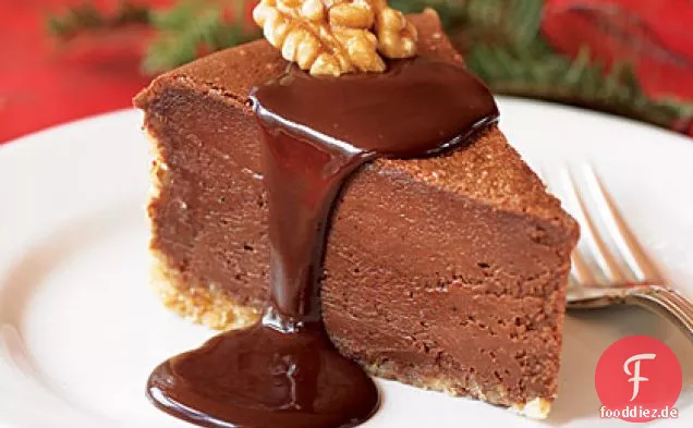 Heißer Fudge Käsekuchen