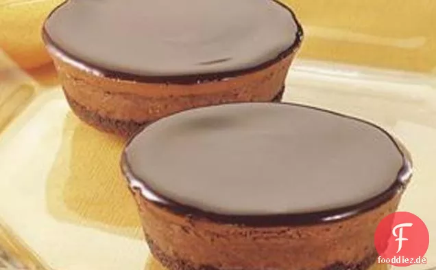 Mini Schokoladen-Käsekuchen