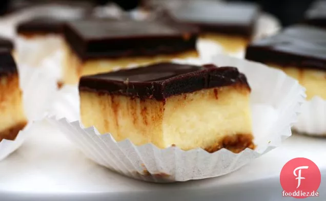 Dulce De Leche Käsekuchen Quadrate
