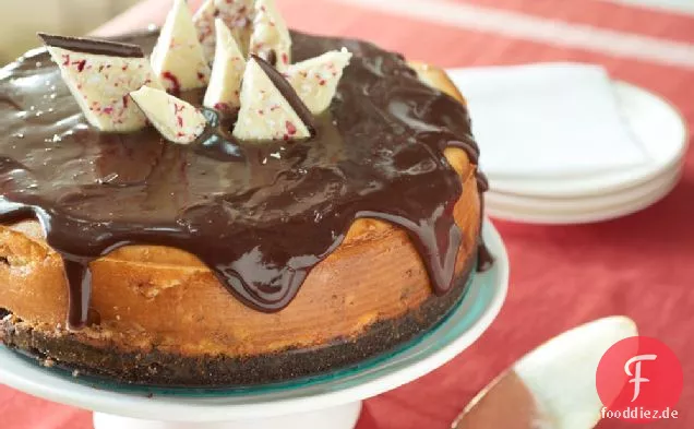 Schokolade Chunk Candy Cane Käsekuchen