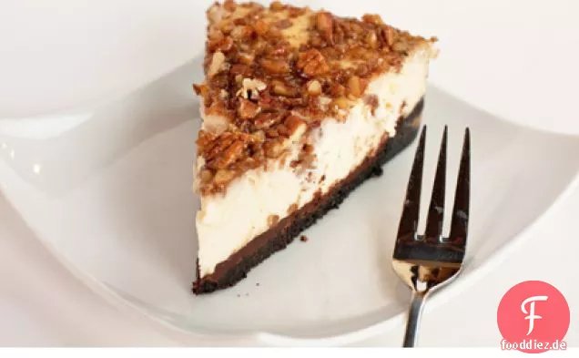 Bourbon Schokolade Pecan Käsekuchen