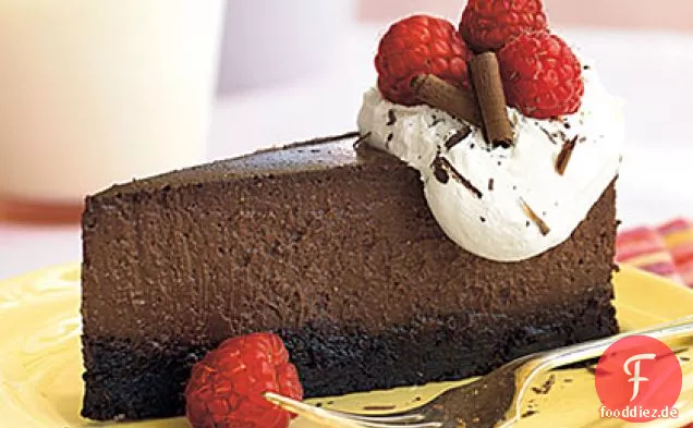 Raspberry-Chocolate Truffle Cheesecake