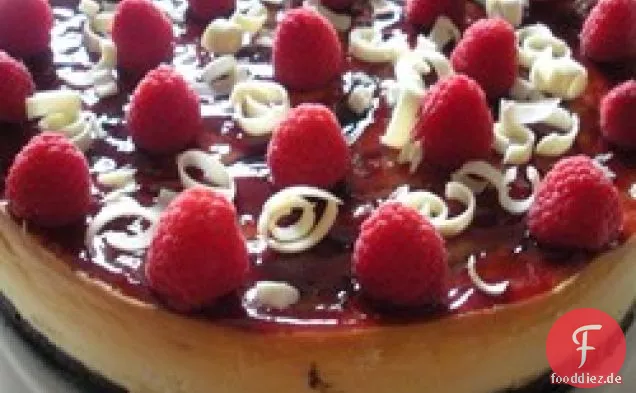 White Chocolate Raspberry Cheesecake
