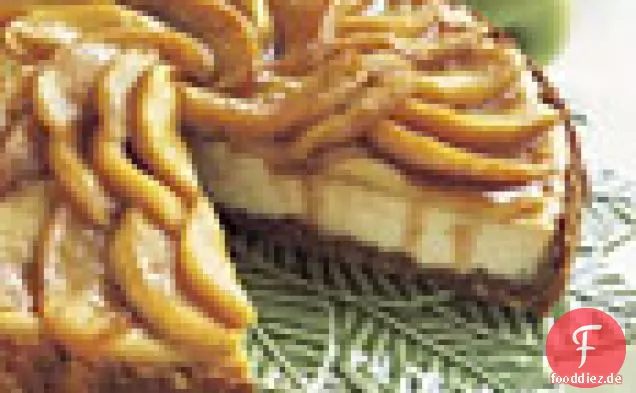 Apple-Almond Cheesecake