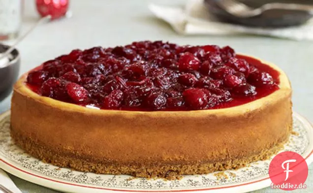 Cinnamon & Cranberry Cheesecake