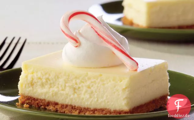 PHILADELPHIA White Chocolate-Peppermint Cheesecake