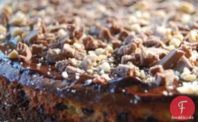 Heavenly Chipped Chocolate And Hazelnut Cheesecake