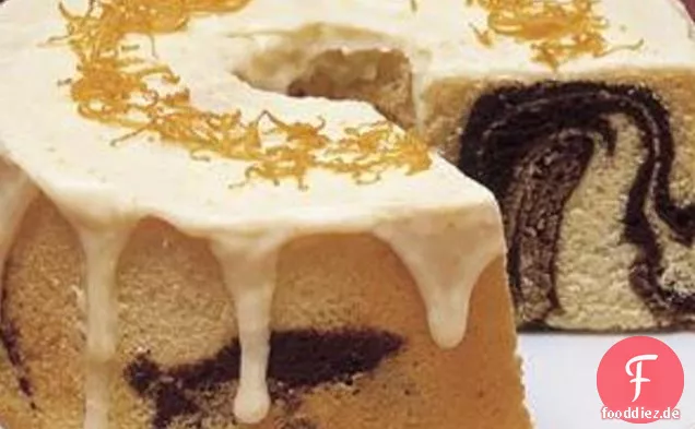 Chocolate Orange Marble Chiffon Cake