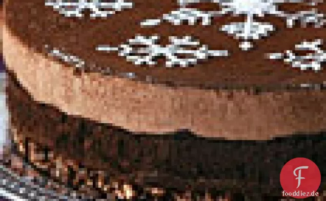 Milk Chocolate Mousse Cake with Hazelnut Crunch Crust