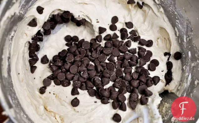 Chocolate Chip Cake Bars With Salted Chocolate Glaze