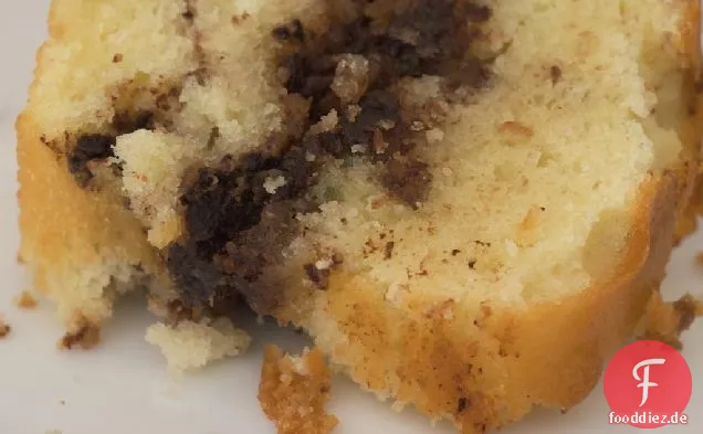 Sour Cream Coffee Cake With Chocolate And Nuts