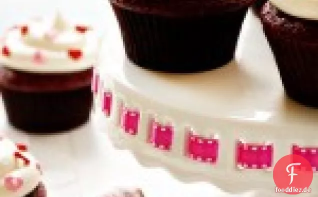 Roter Samt Cupcakes