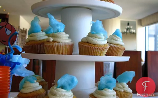 Cotton Candy Cupcakes