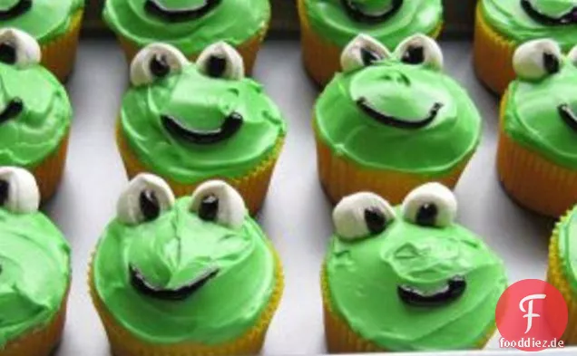 Frosch-Cupcakes