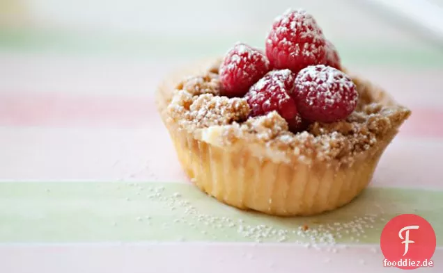 Käsekuchen Cupcakes Mit Krümel Topping