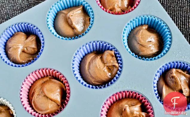 Fudgey Brownie Cupcakes With Fluffy White Frosting