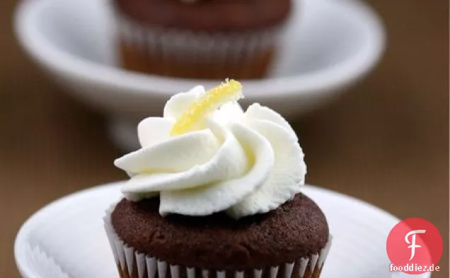 Lebkuchen Cupcakes mit Zitronencreme Chantilly
