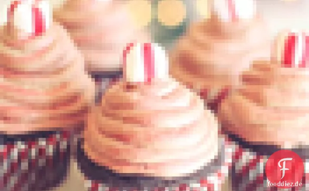 Roter Samt Cupcakes W / Frischkäse