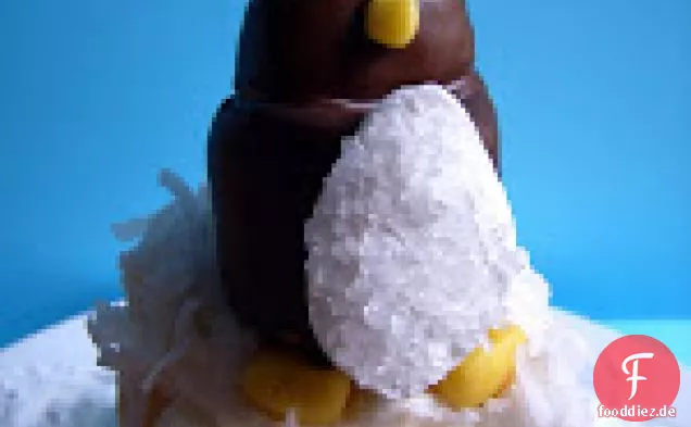 Süßigkeiten Pinguin Cupcakes
