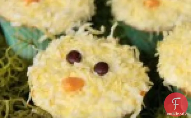 Frühling-Küken-Cupcakes
