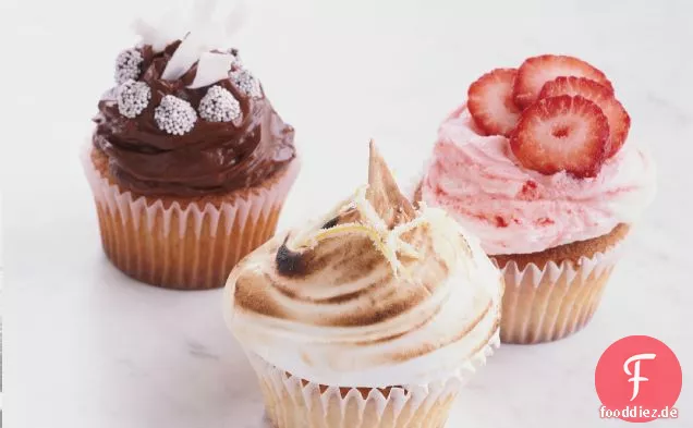 Zitronen-Baiser-Cupcakes
