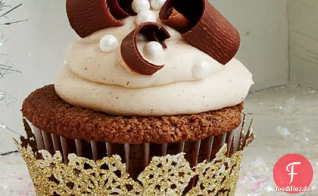 Schokolade Samt Cupcakes