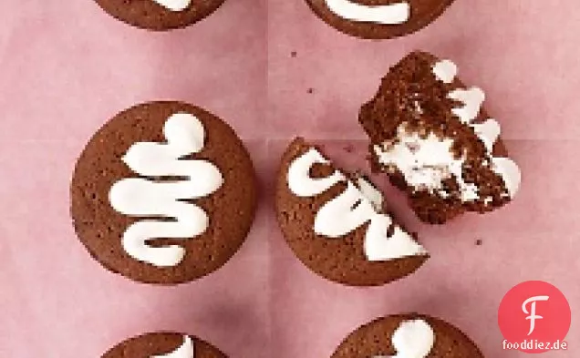 Creme-gefüllte Schokolade Cupcakes