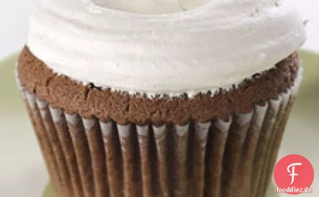 Schokoladen-Cupcakes Mit Vanille-Französischer Buttercreme
