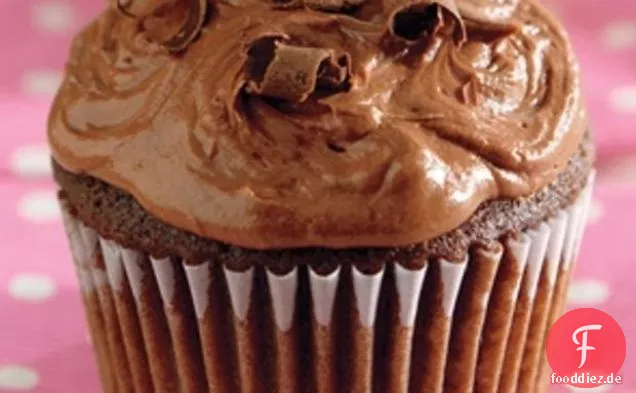 Doppelte Schokoladen-Cupcakes