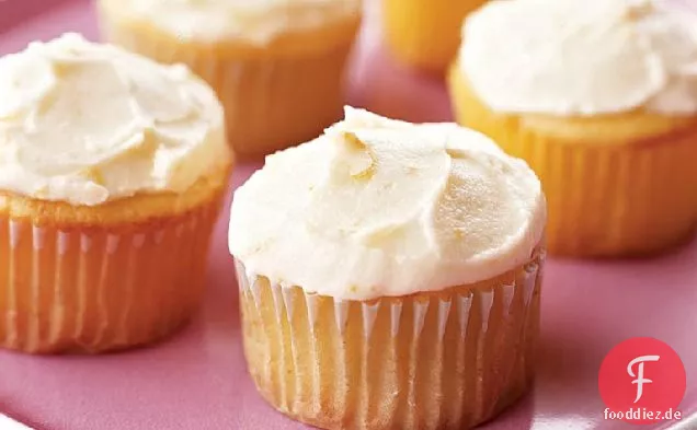 Orange Marmalade-Ricotta Cupcakes with Marmalade Buttercream Frosting