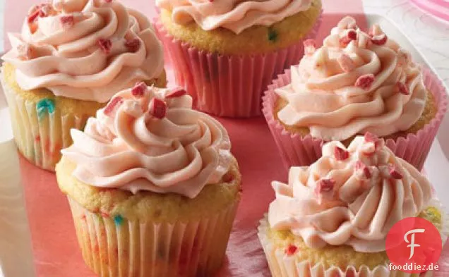 Peppermint Crunch Cupcakes