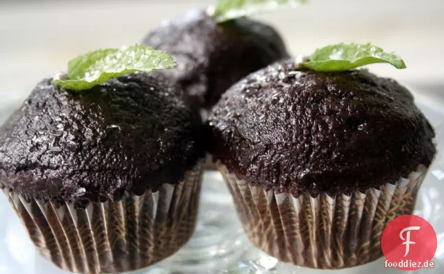 Chocolate Thin Mint Cupcakes