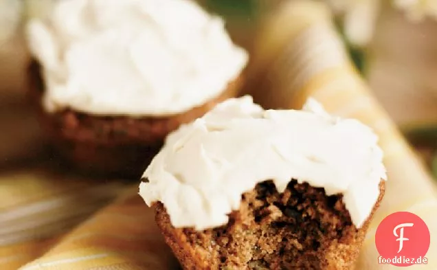 Zucchini Cupcakes with Cream Cheese Frosting