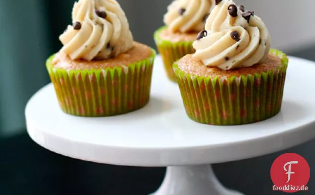 Chocolate Chip Cookie Dough Cupcakes