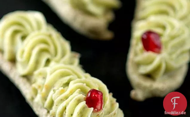 Satsuma Pistachio Dacquoise & Satsuma Pistachio Buttercream