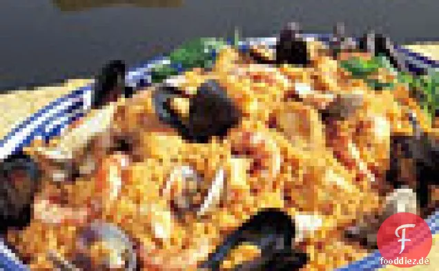 Würzige Meeresfrüchte Couscous