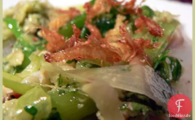 Sohle Mit Ingwer Und Schalotten-Pesto