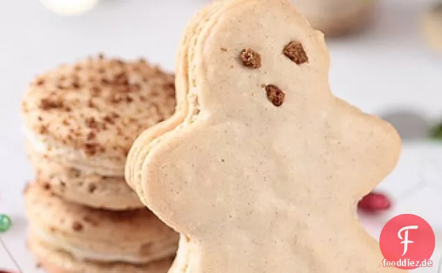 Gingerbread Men Macarons