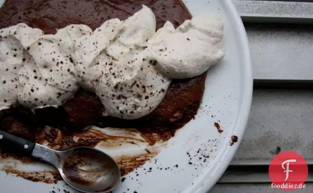 Chocolate Mousse With Gingerbread Whipped Cream