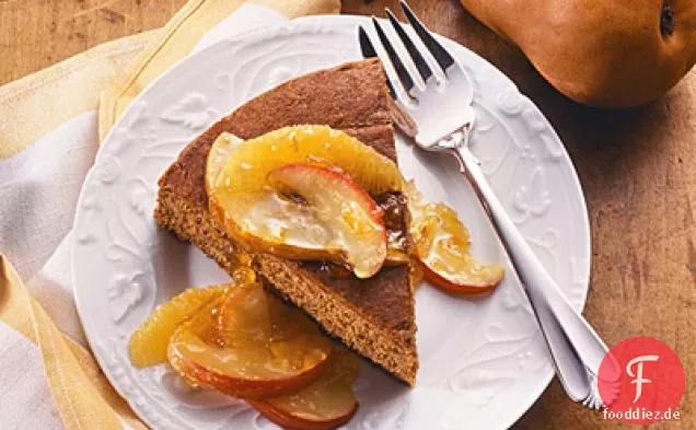 Gingerbread With Fruited Compote