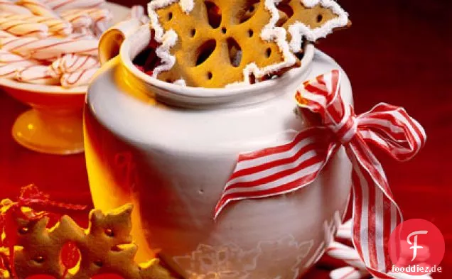 Gingerbread Snowflake Cookies