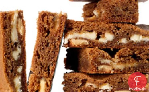 White Chocolate-gingerbread Blondies