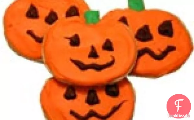 Gingerbread Jack-O'-Lanterns