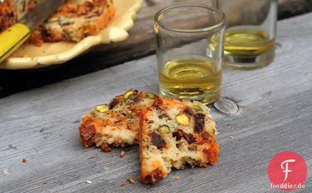 Chorizo And Pistachio Cake