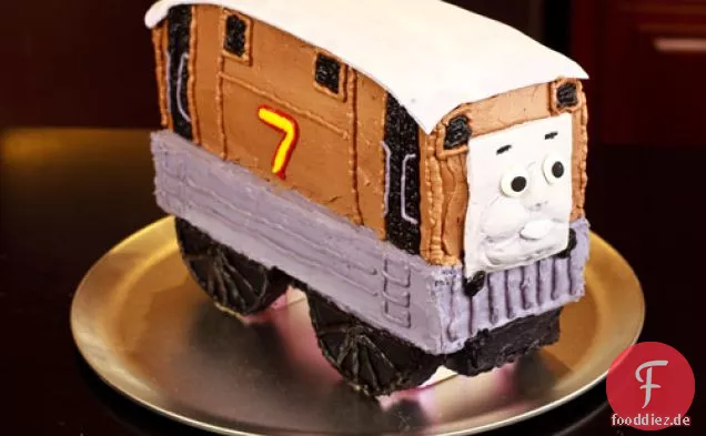 Toby Train Birthday Cake