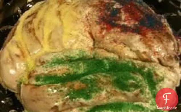 Super Easy Mardi Gras King Cake