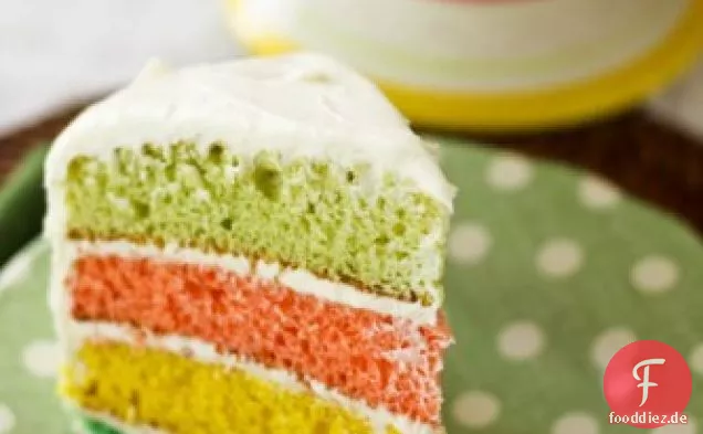 Colorful Easter Egg Layered Cake