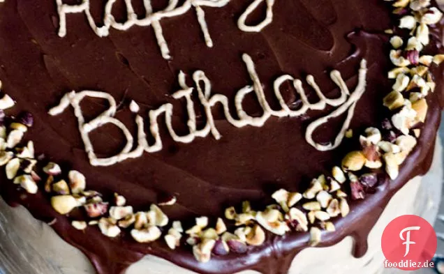 Chocolate Hazelnut Mousse Layer Cake